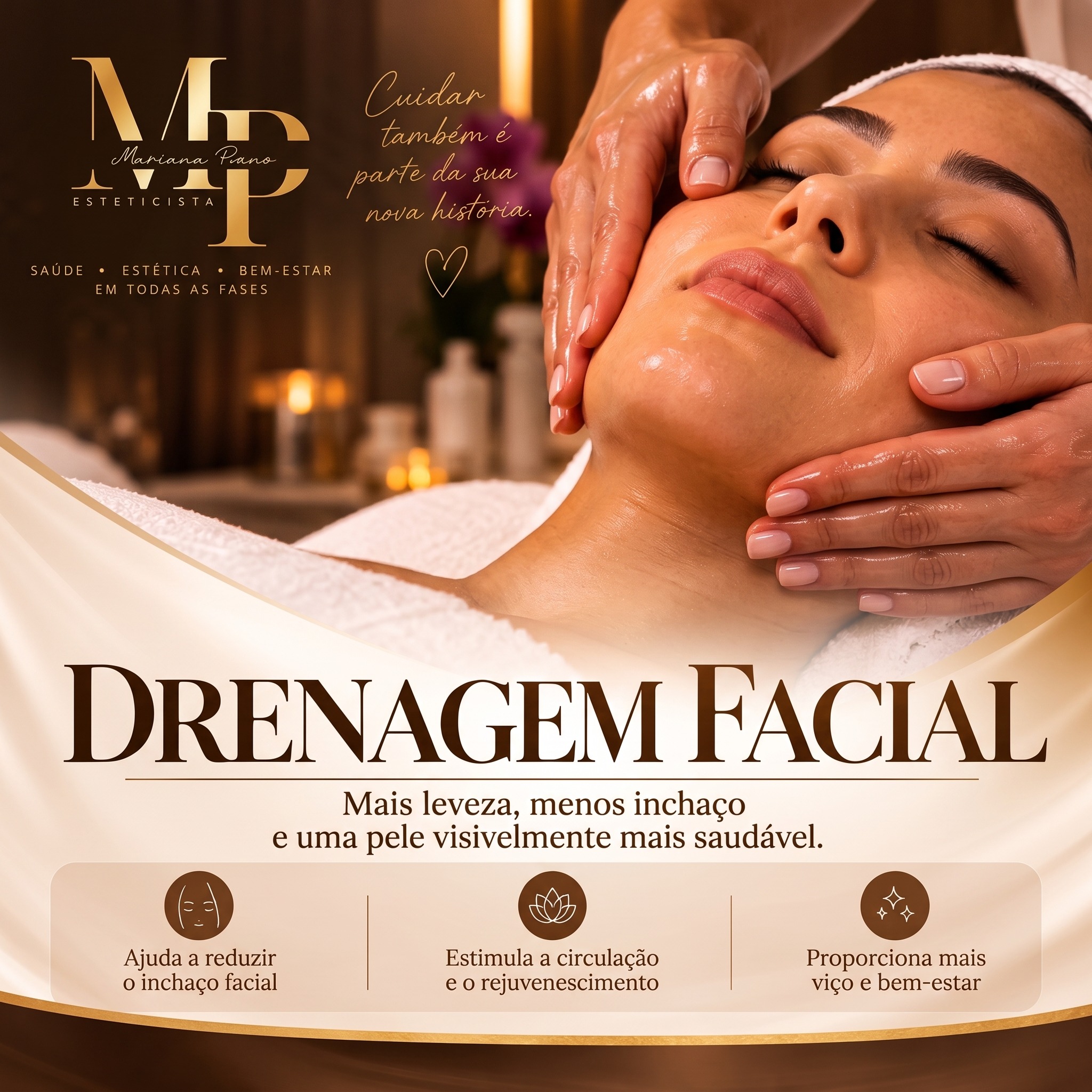 Drenagem facial — Mariana Pires